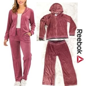 MATCHING SET! Vintage Reebok womens velour sweats